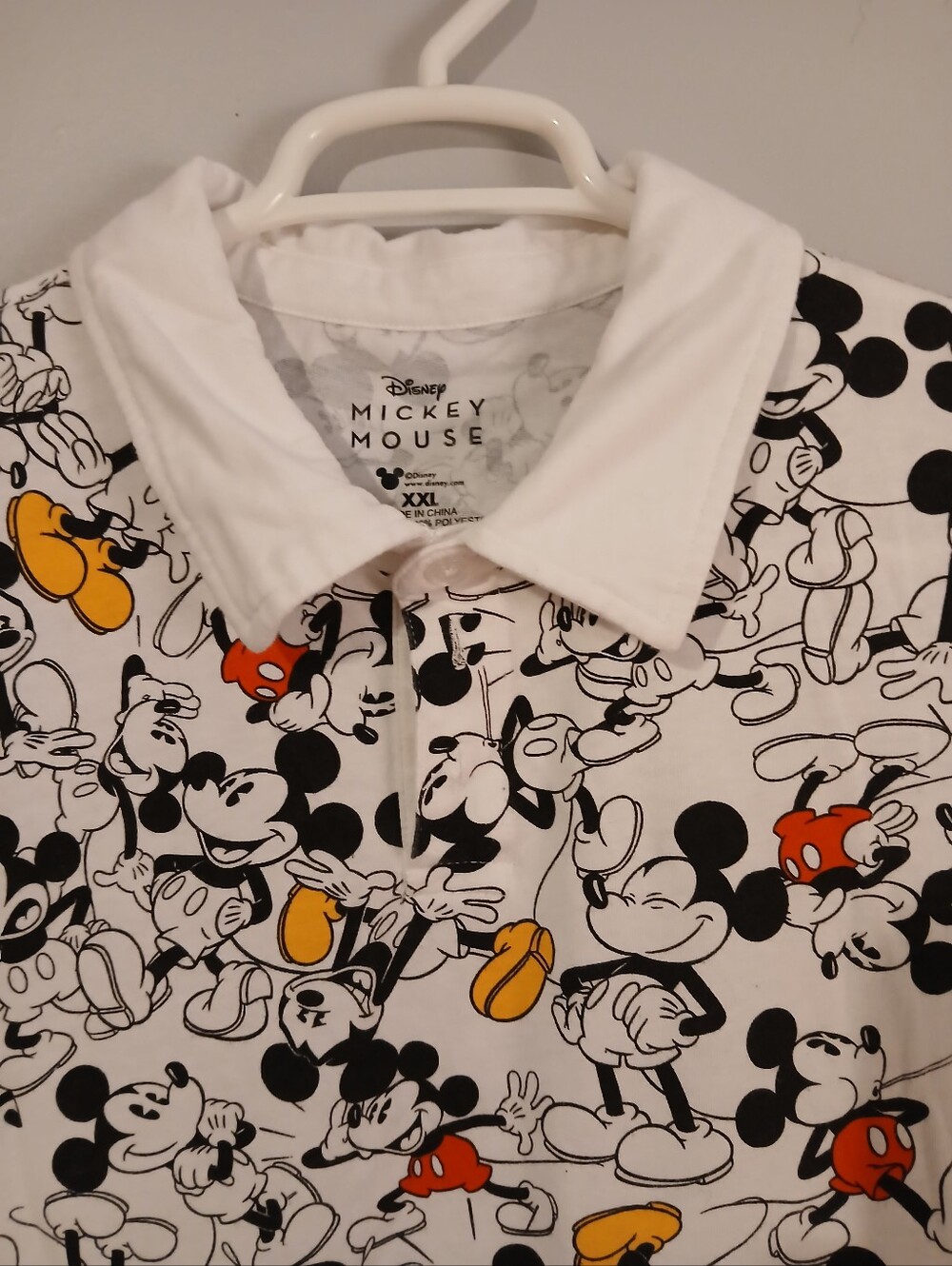 Disney Mickey Mouse Men's Pullover Polo Shirt. Size 2X - Picture 6 of 13